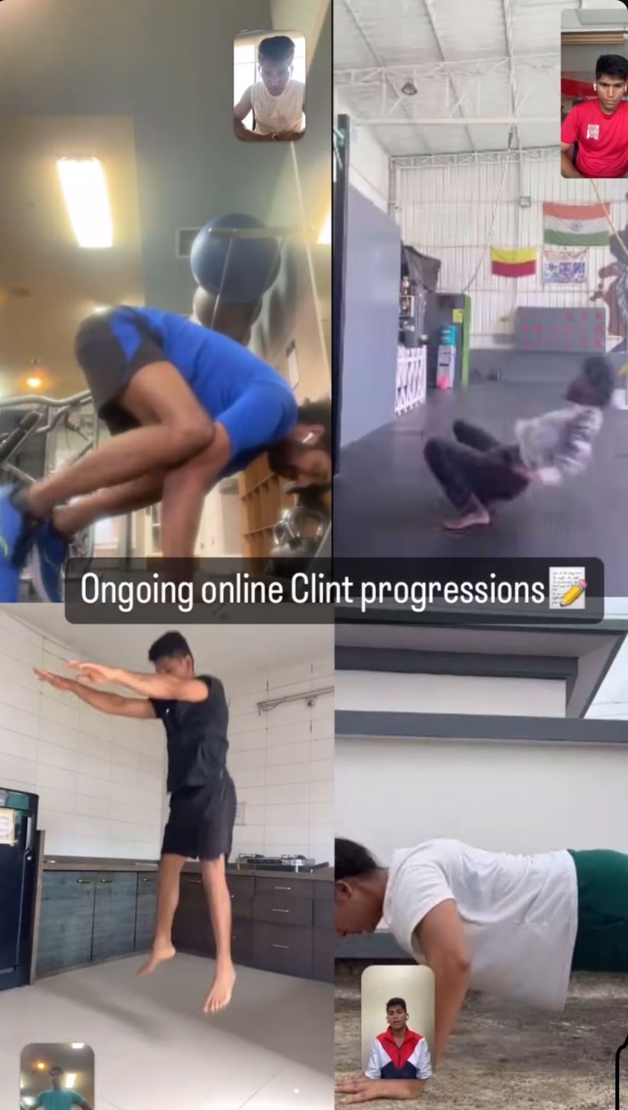 Handstand transformation beginner to freestanding